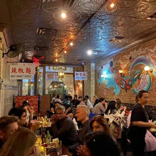 View from the bathroom line