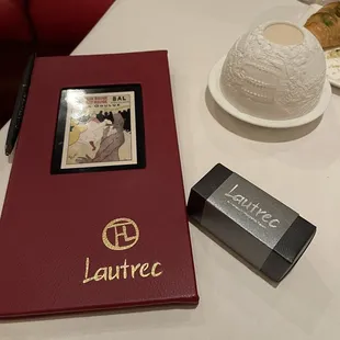 a table with a plate of food on it