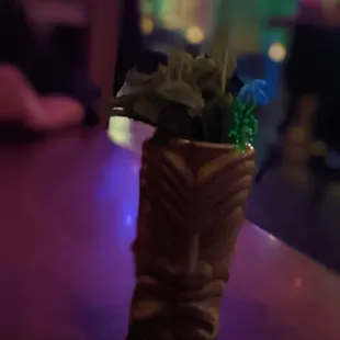 Zombie. Mostly ice and booze. Really had no fruity flavor to it