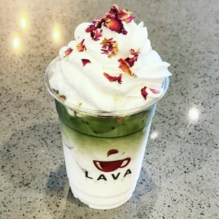 Rose Matcha Latte