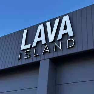 The front of the building