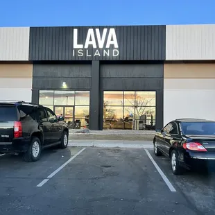 the outside of lava island