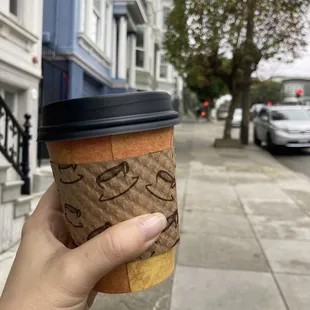 Caramel macchiato ($5.45)