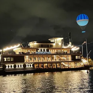 View from the Lava Lounge after sunset.