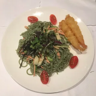 Shrimp Tempura Kale Ramen