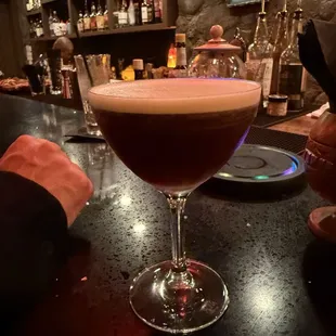 Island cold brew martini