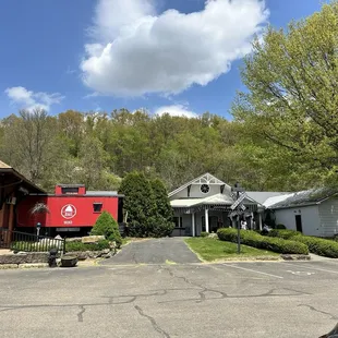 Train station and bridal shop