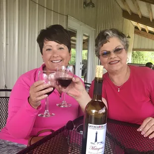 Ladies toast to you!