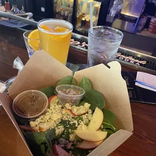 Apple Spinach Salad