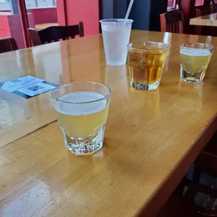 Green tea shots, sort of