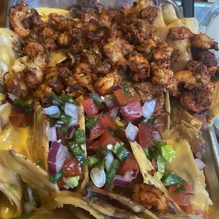 Crawfish Nachos are AMAZING