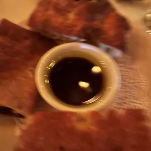 Bread with olive oil
