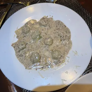 Spinach ricotta ravioli