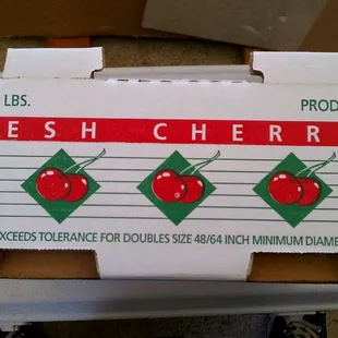 $35-$40 for a box of cherries.