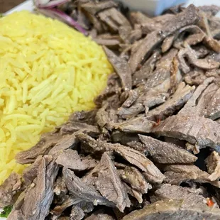 Shawarma platter - yum