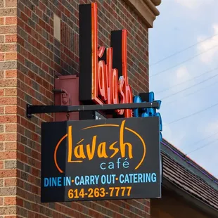 the front of the restaurant