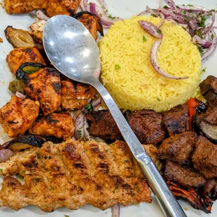 Combo for Two can feed 4 people.