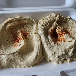 Hummus Plus Baba ghanoush