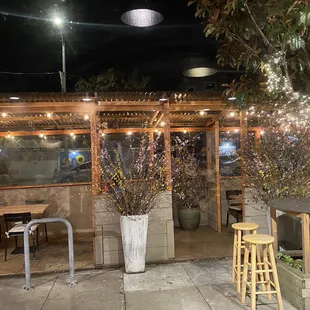 Outdoor seating