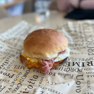Prosciutto Breakfast Sandwich - @rayz