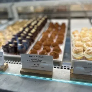 Tiramichoux- bigne filled with coffee cream and espresso