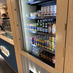 Beverages and grab and go snacks