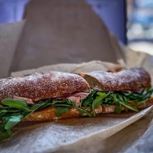 Prosciutto Peach Sandwich