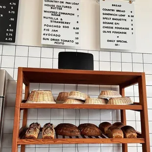  the bakery&apos;s menu