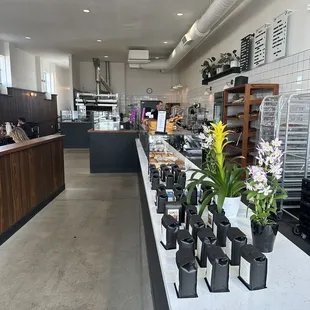  a view of the counter area