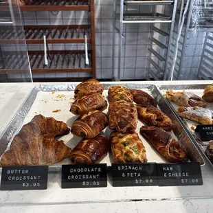 Pastry menu