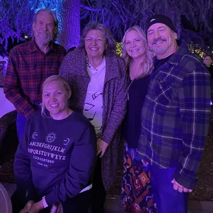 Enjoying friends, beautiful lights and live music @ the 123 Farm Lavender Nights, Cherry Valley, California, October 2024.