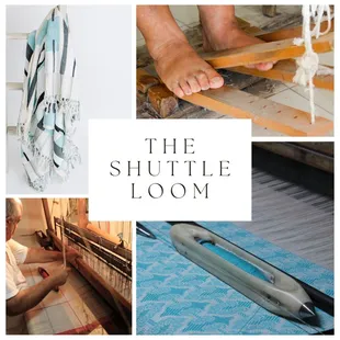 100% Organic Turkish Cotton Towels, made on an old-style shuttled loom.