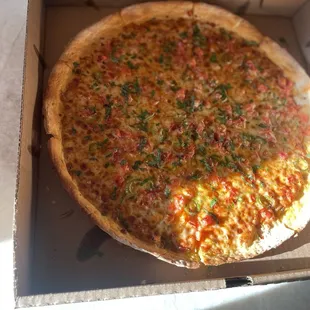 Desi Thai Chili Pizza