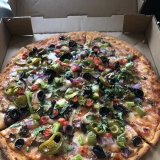 Veggie Desi Pizza