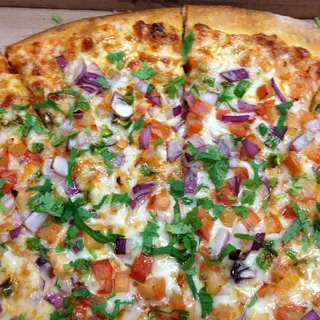 Desi Thai Chili Pizza