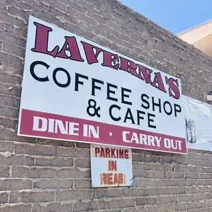 Front entrance sign