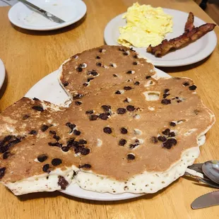 Chocolate chip pancakes