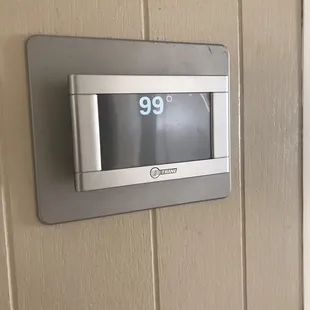 New thermostat included with system