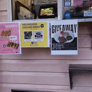 Menu/Promo