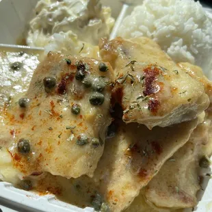 food, grilled fish