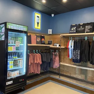 the inside of a store