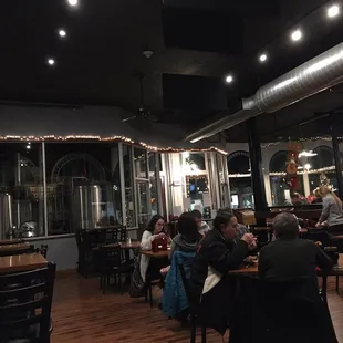 people sitting at tables