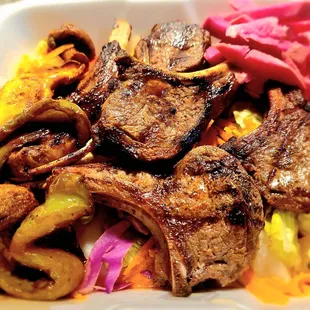 Lamb Chop Dinner - this is my new fave at La Vie!