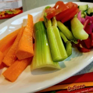 Veggies for the hommus