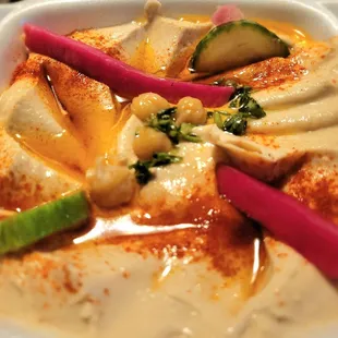 Hummus - I chose this instead of rice or fries w my meal