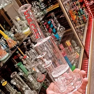 So many bongs and cool glass theses no way you won&apos;t walk out with something you like for the best price !!!