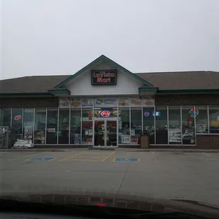 the front of the store