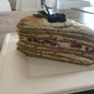 Honey Raspberry Cake