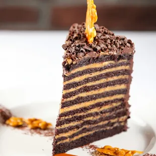 20 Layer Peanut and Butter Cake