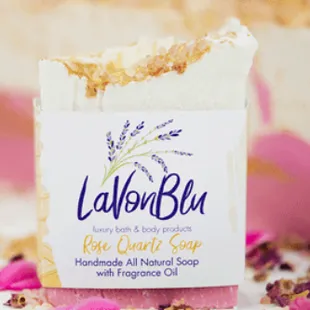 On site Made LaVonBlu Cold Processed Soap ABQ New Mexico Nob Hill